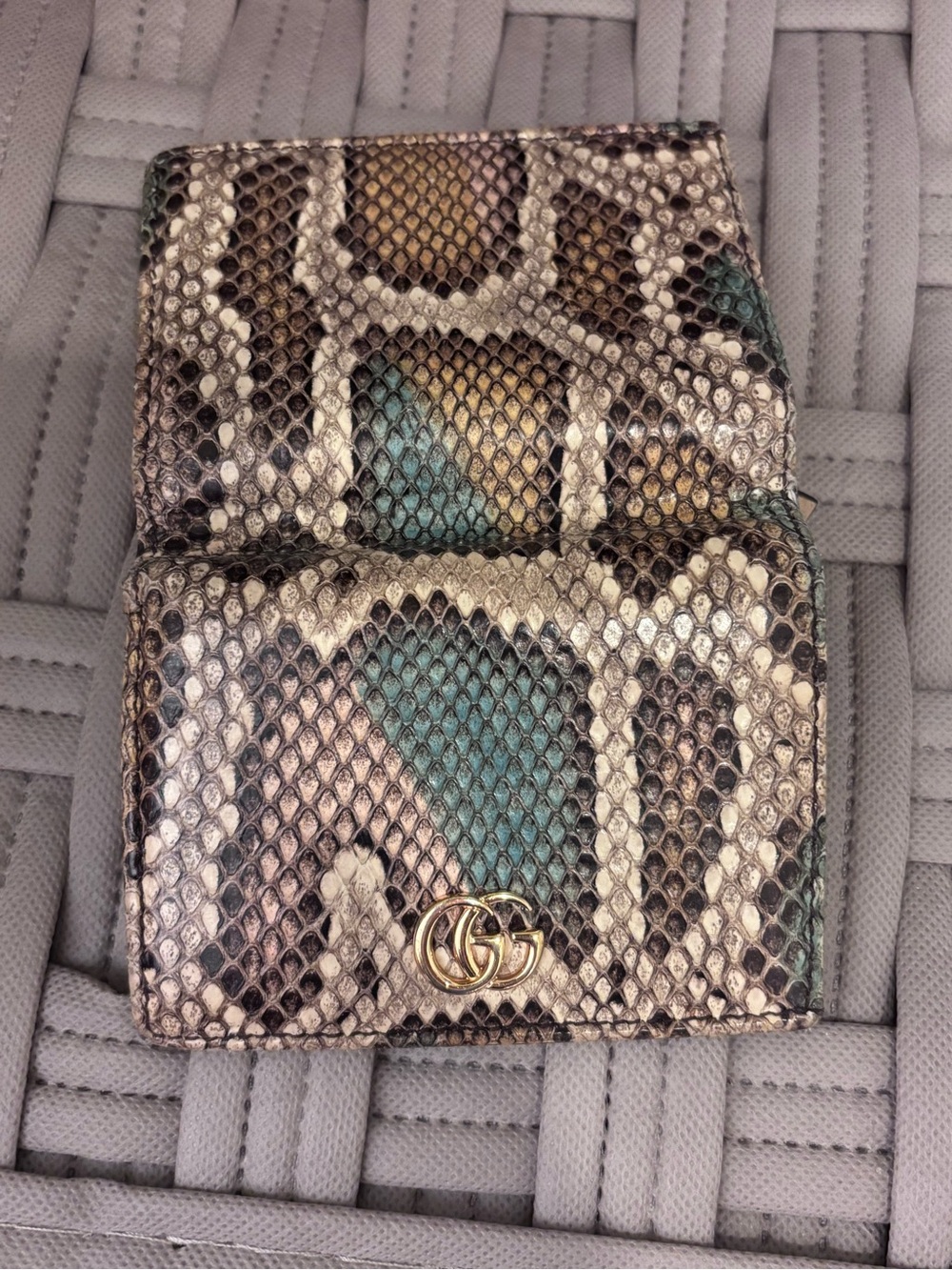 Gucci Marmont Python Wallet - Picture 2 of 10